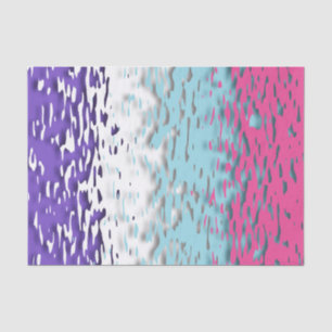 Papel De Seda Bandera del Orgullo Multisexual Funky Trippy Rippl