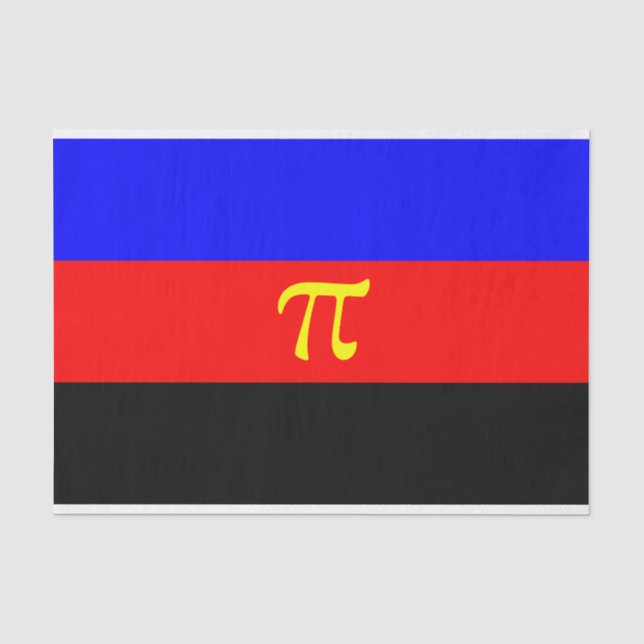 Papel De Seda Bandera del Orgullo Polímaro (Anverso)