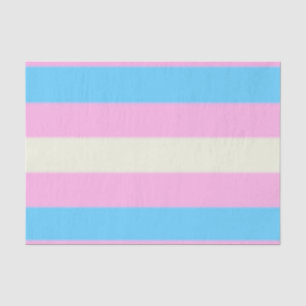 Papel De Seda Bandera del orgullo transgénero caído