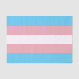 Papel De Seda Bandera del Orgullo Transgénero Horizontal