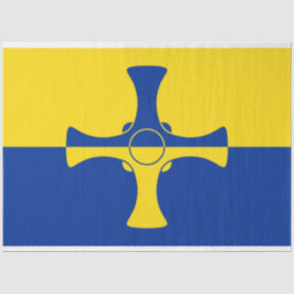 Papel De Seda Bandera Durham (condado de Inglaterra, Reino Unido