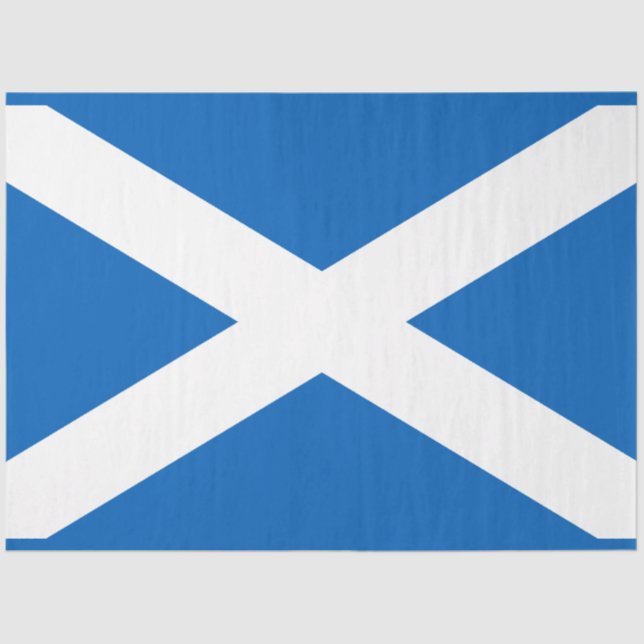 Papel De Seda Bandera escocesa (Saltire) (Bandera escocesa) (Anverso)