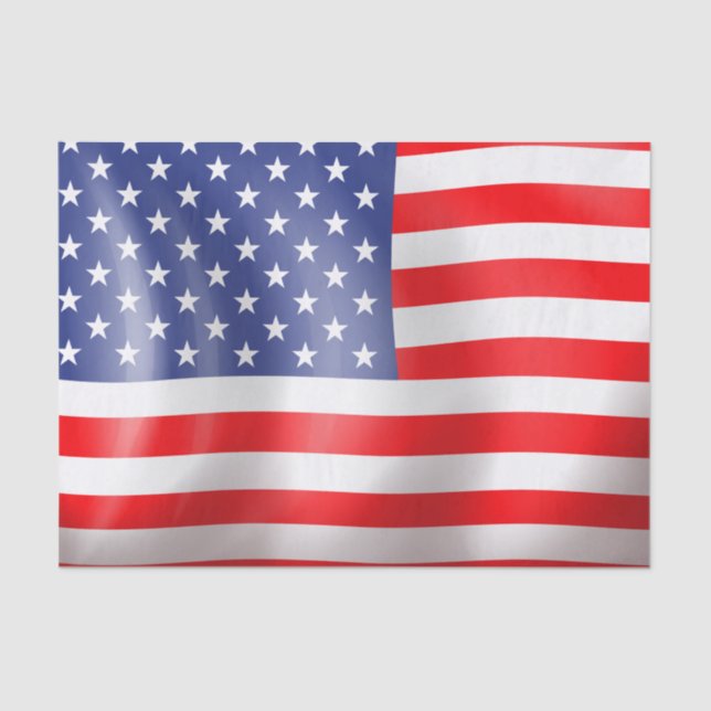 Papel De Seda Bandera estadounidense (Anverso)