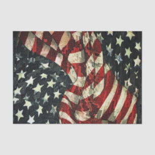 Papel De Seda Bandera estadounidense-camuflaje por Shirley Taylo