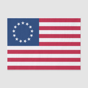 Papel De Seda Bandera estadounidense de Betsy Ross