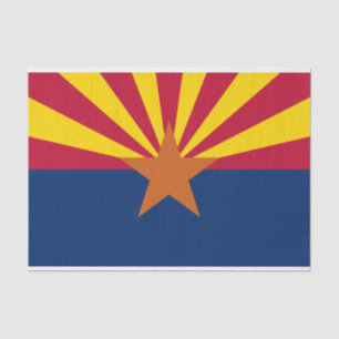 Papel De Seda Bandera Estatal de Arizona
