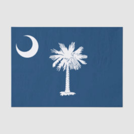 Papel De Seda Bandera Estatal de Carolina del Sur
