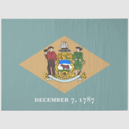 Papel De Seda Bandera estatal de Delaware (DE, EE.UU.)