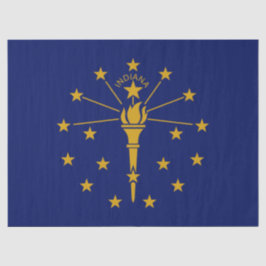 Papel De Seda Bandera estatal de Indiana