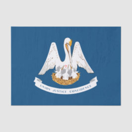 Papel De Seda Bandera Estatal de Luisiana