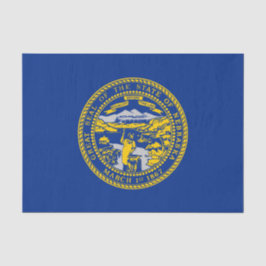 Papel De Seda Bandera Estatal de Nebraska