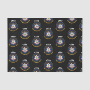 PAPEL DE SEDA BANDERA ESTATAL DE UTAH BEEHIVE