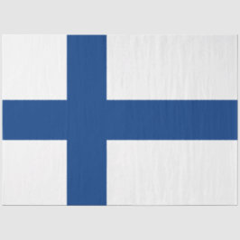 Papel De Seda Bandera finlandesa (Finlandia)