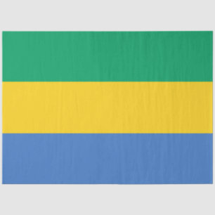 Papel De Seda Bandera gabonesa (Gabón)