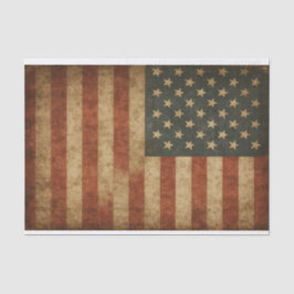 Papel De Seda Bandera Grungy USA