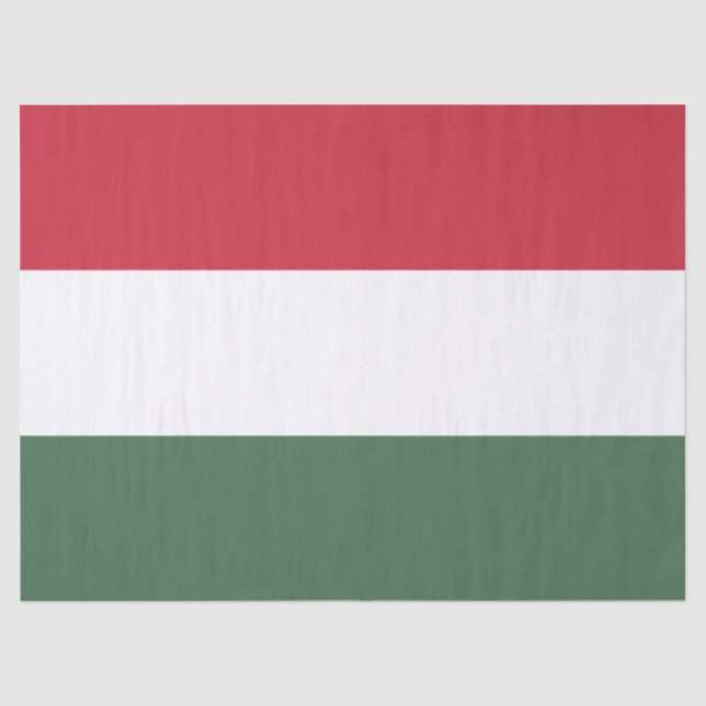 Papel De Seda Bandera húngara (Anverso)