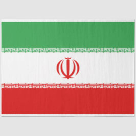 Papel De Seda Bandera iraní (Irán) (persa)
