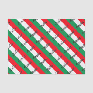 Papel De Seda Bandera italiana - Alta calidad