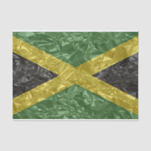 Papel De Seda Bandera jamaiquina - Destruida