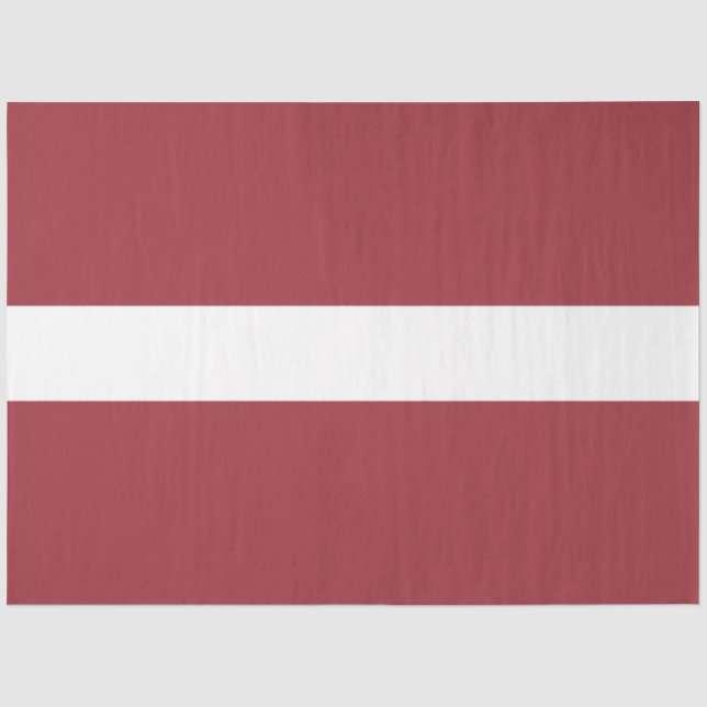 Papel De Seda Bandera letona (Letonia) (Anverso)