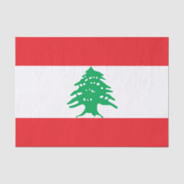 Papel De Seda Bandera libanesa (Bandera del Líbano)