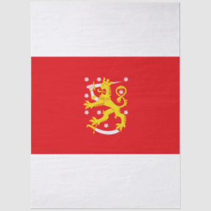 Papel De Seda Bandera Medieval de Finlandia