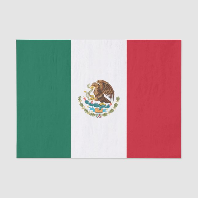 Papel De Seda Bandera Mexicana (Anverso)