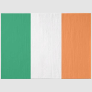 Papel De Seda Bandera Nacional de Irlanda, Estandarte irlandés,