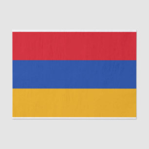 Papel De Seda Bandera patriótica armenia