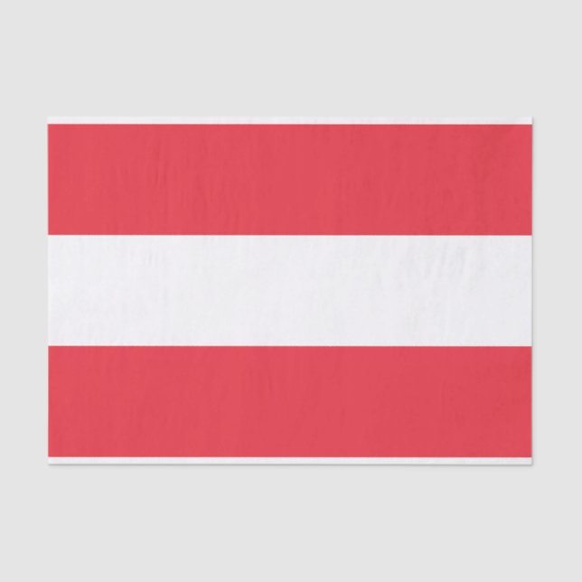 Papel De Seda Bandera patriótica austríaca (Anverso)