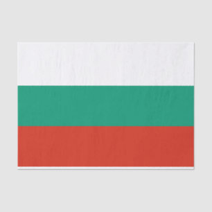 Papel De Seda Bandera patriótica búlgara