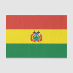 Papel De Seda Bandera Patriótica de Bolivia