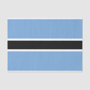 Papel De Seda Bandera patriótica de Botsuana