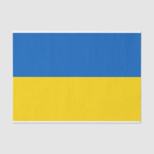 Papel De Seda Bandera patriótica de Ucrania