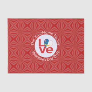 Papel De Seda Bandera Roja de Azores LOVE Personalizada 