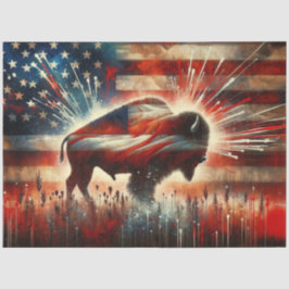 Papel De Seda Bandera rusa estadounidense con desenlace de venen