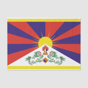 Papel De Seda Bandera tibetana