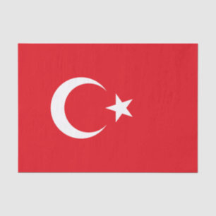 Papel De Seda Bandera turca (Turquía)