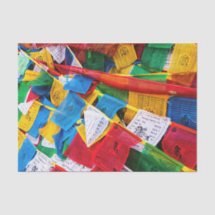Papel De Seda Banderas de oración tibetanas coloridas - Tíbet
