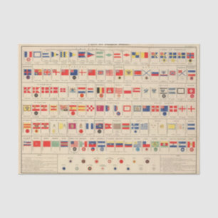 Papel De Seda Banderas, insignias