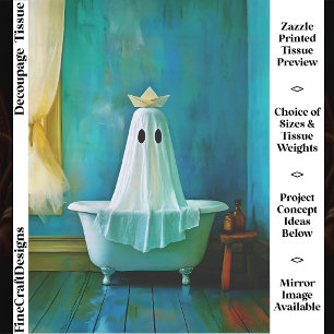 Papel De Seda Baño de Fantasma Caprichoso, Baño Espeluznante FW1