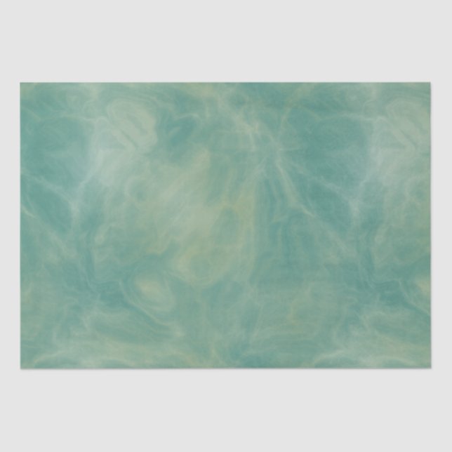 Papel De Seda Baño de mármol marino (Anverso)