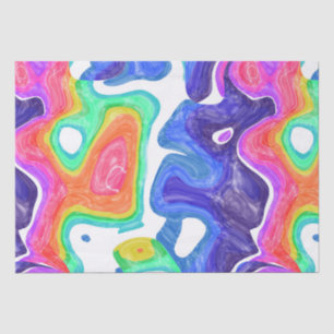 Papel De Seda Baño de natación arco iris