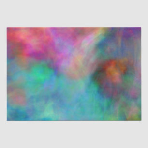 Papel De Seda Baño de nubes arco iris