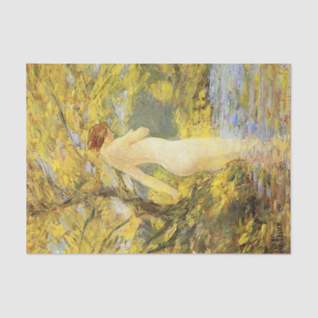 Papel De Seda Baño ninfa (hermosa deidad femenina) (Anverso)