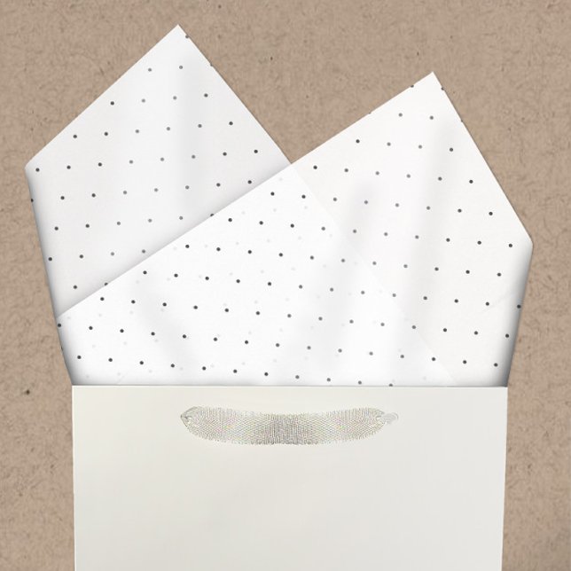 Papel De Seda Baño y cuerpo caseros | Puntos suizos negros y bla (Subido por el creador)