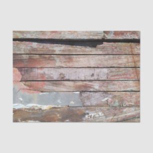 Papel De Seda Barcaza Rústica Deteriorada Tablas de Madera Náuti