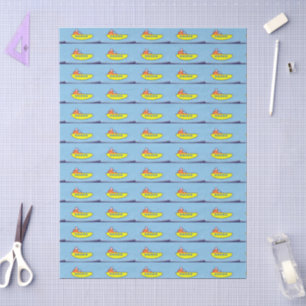 Papel De Seda Barco en el mar