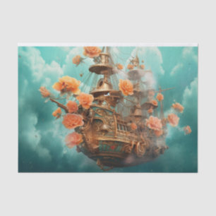 Papel De Seda Barco pirata aéreo de Fantasy Sky