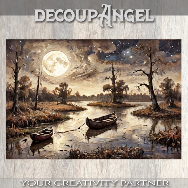 Papel De Seda Barcos de remos en el paisaje otoñal - Desnudo - (Subido por el creador)